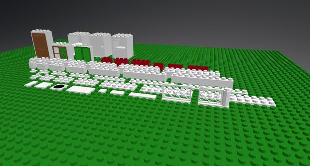 Lego type blocks No.1 3D Model