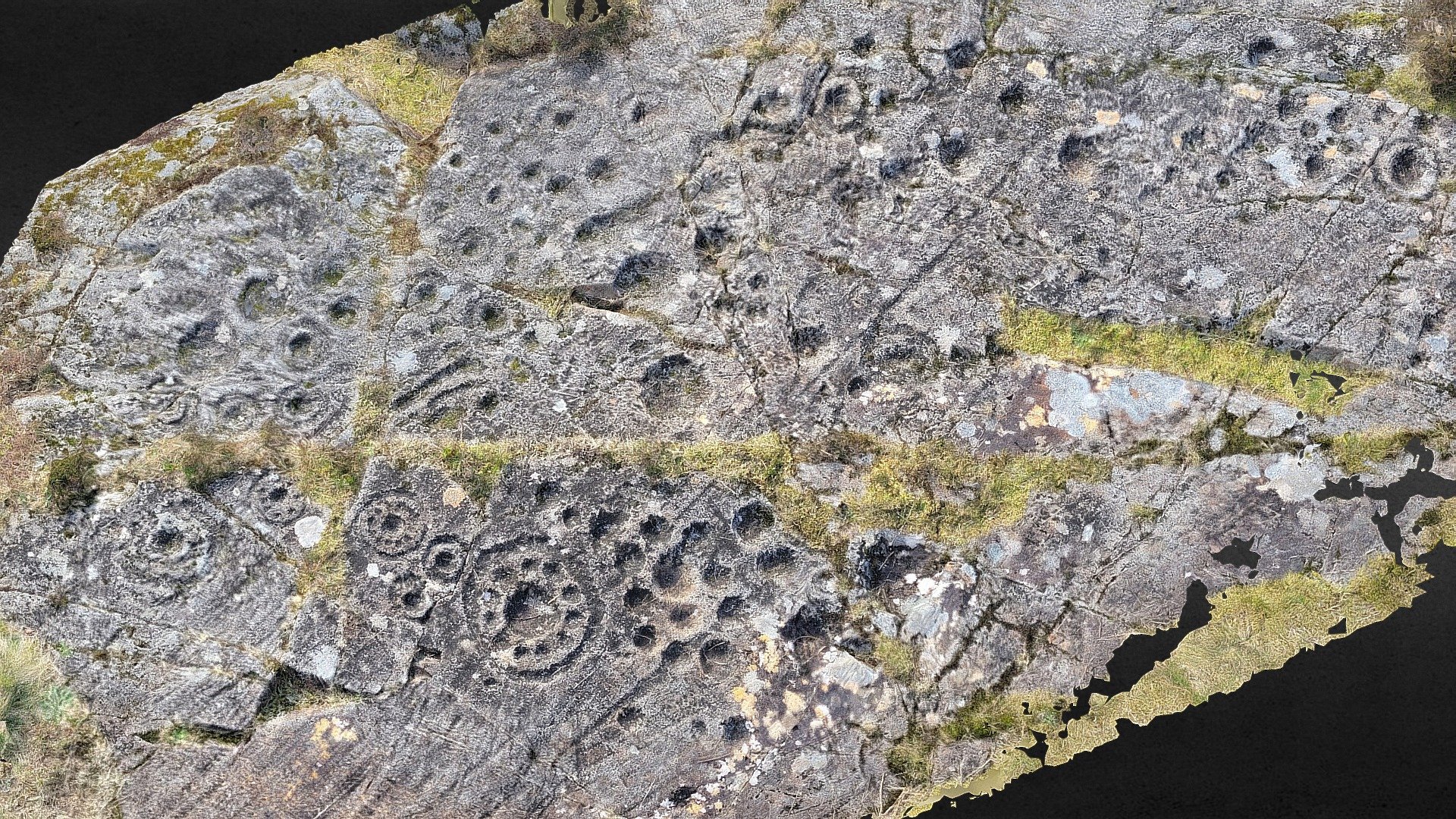Ormaig cup and ring marked panel, Kilmartin — Sketchfab embed 3D viewer