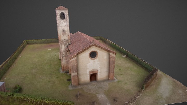 Santa Maria al Campo, Italy 3D Photogrammetry 3D Model