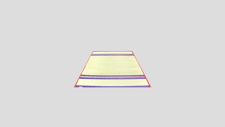 Koorai Pai / Indian Sleeping Mat Game Dev Asset 3D Model