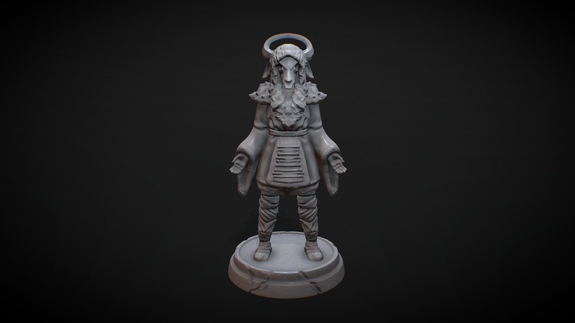 3D Printable Figurine: Shaman - Buy Royalty Free 3D model by staryi ...