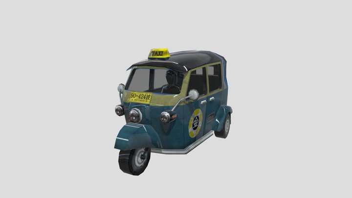 tuk-tuk (burnout 3) – Free 3D Model STL