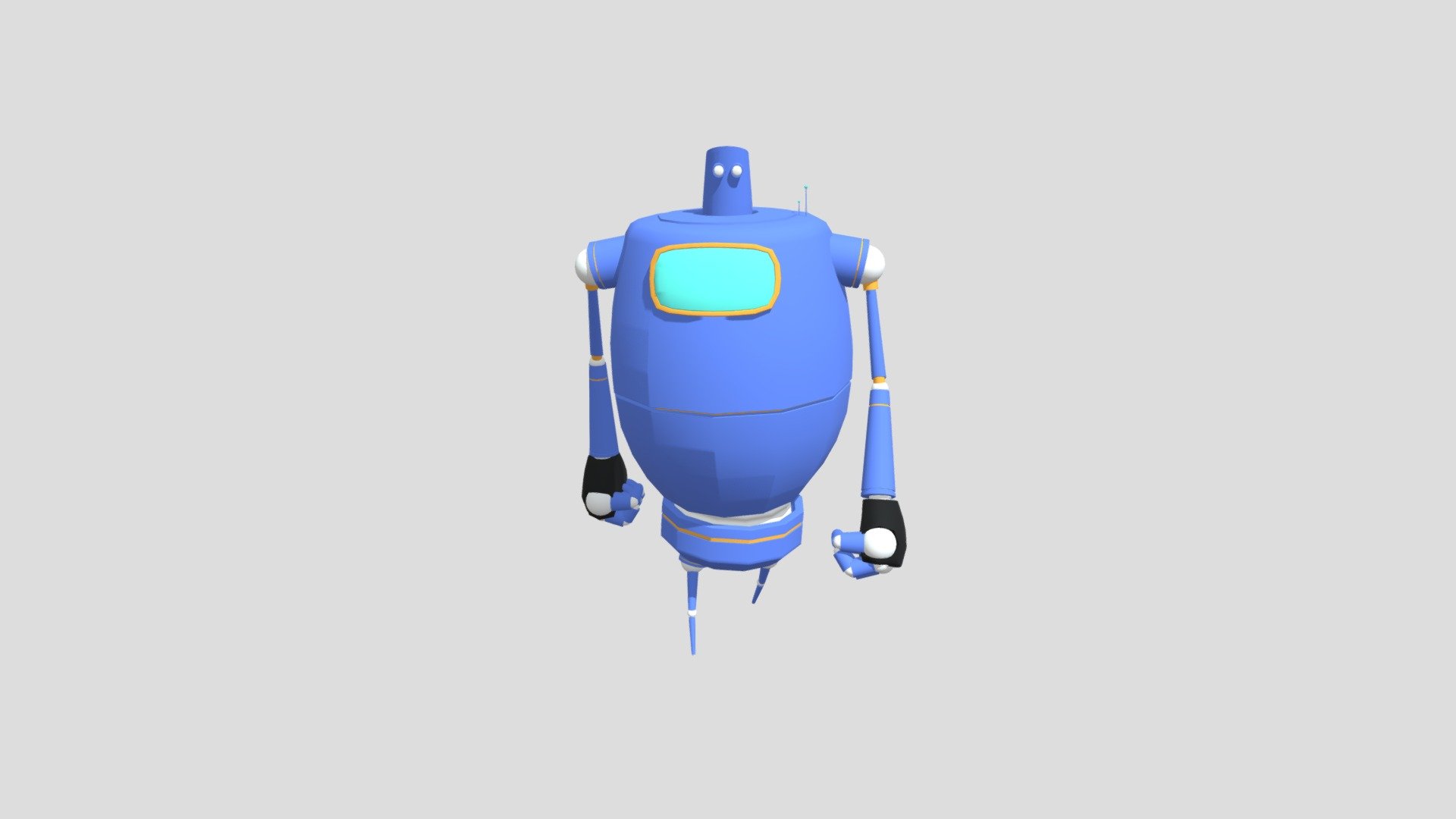 Blue Robot - Download Free 3D model by BrandonJorgen [bd67a73] - Sketchfab