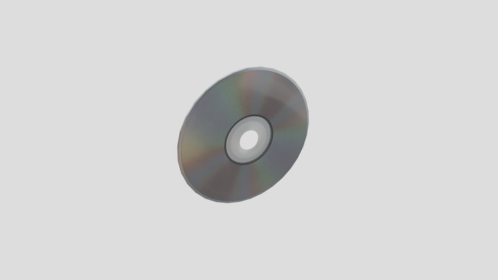 Very_ Simple_CD-_ Disc 3D Model