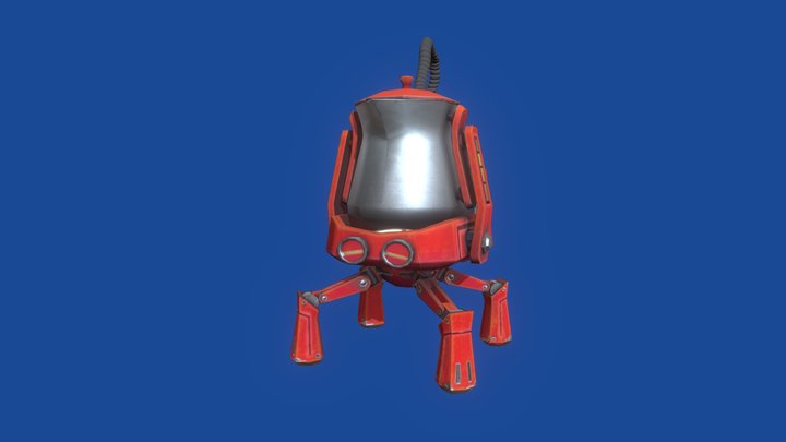 Robuddy - the coffee maker 3D Model