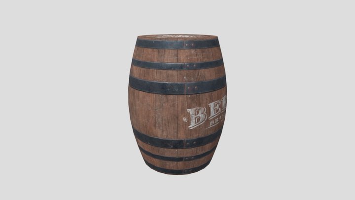 Barrel 3D Model
