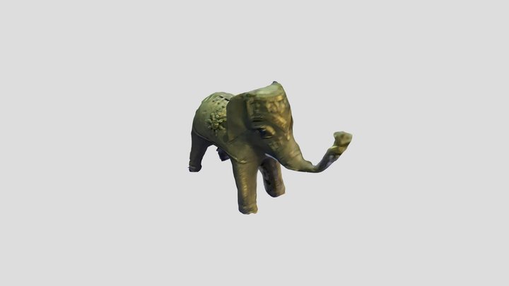 elephant statue 3D Model
