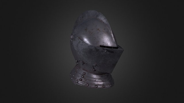 Italian Close-helm circa 1580 3D Model