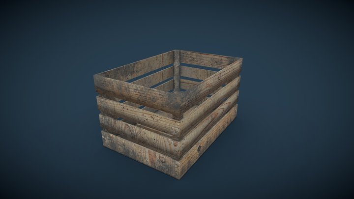 Huacal - Wood Box 3D Model