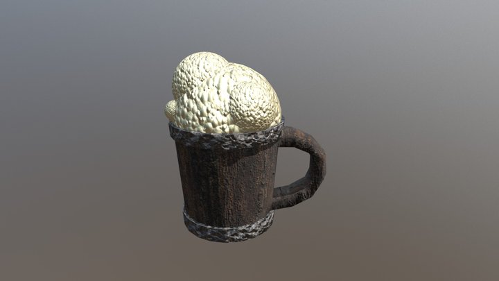 Updated Ale House Beer Mug 3D Model