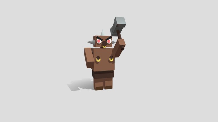 "El minotouro" boneco medieval 3D Model