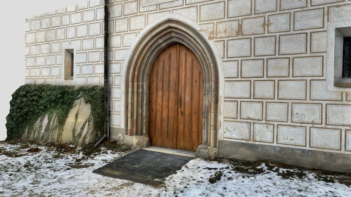 Palace Gate - Castle Zvíkov 3D Model