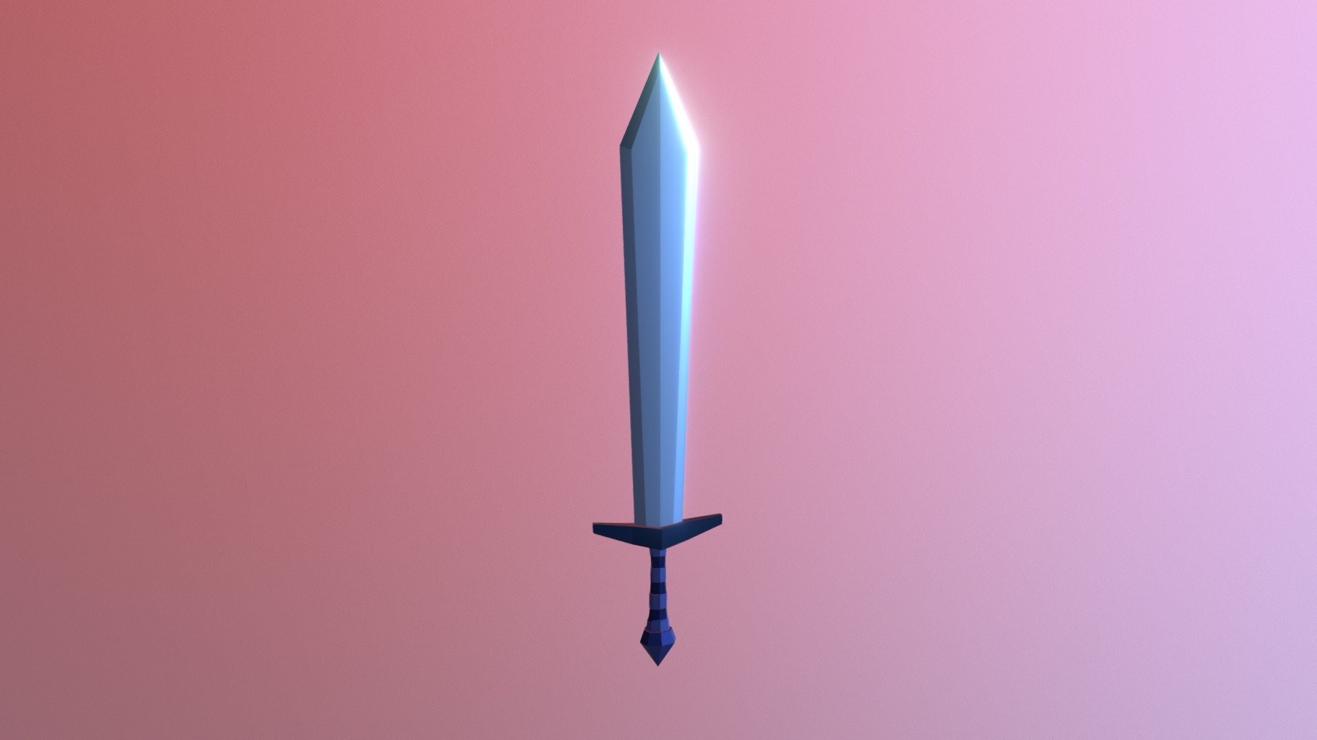 Sword (My First Model In Blender) - Download Free 3D Model By Paolo ...