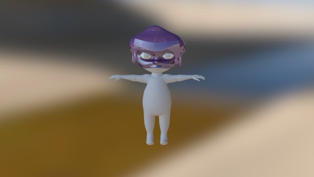 Finished Character 3D Model