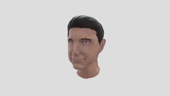 Tom Cruise Bust 3D Model