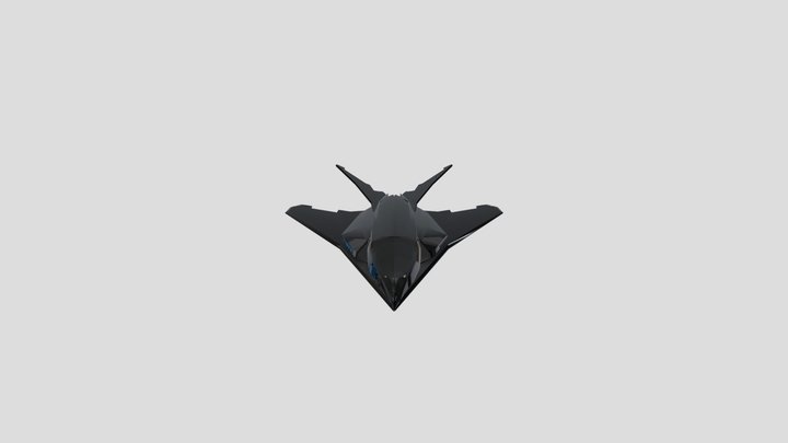 XelIsland Air Force XAF X118X "Vulture" 3D Model