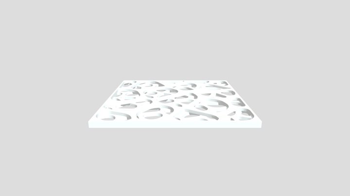 VORONOI ON FABRIC 3D Model