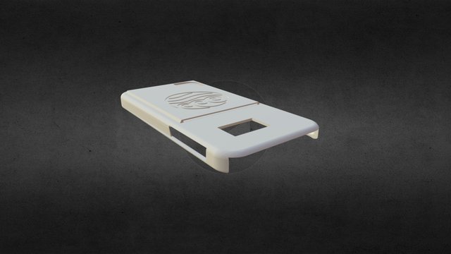 Samsung Galaxy S7 Case Waterbending Cardholder 3D Model