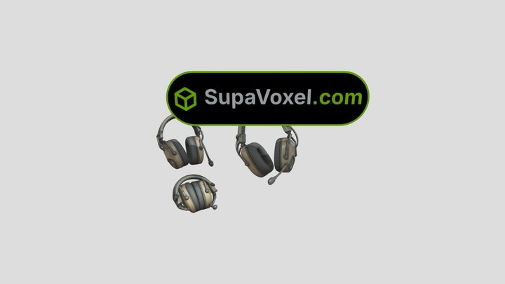 Tactical Headset - Pixal3D vs SupaVoxel