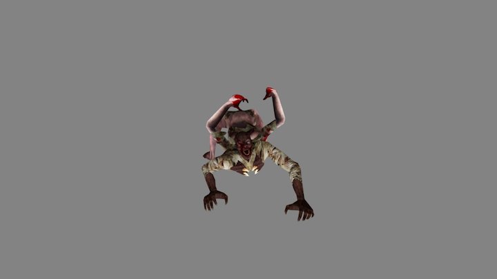 Z Spider Mini Boss Die 01 3D Model
