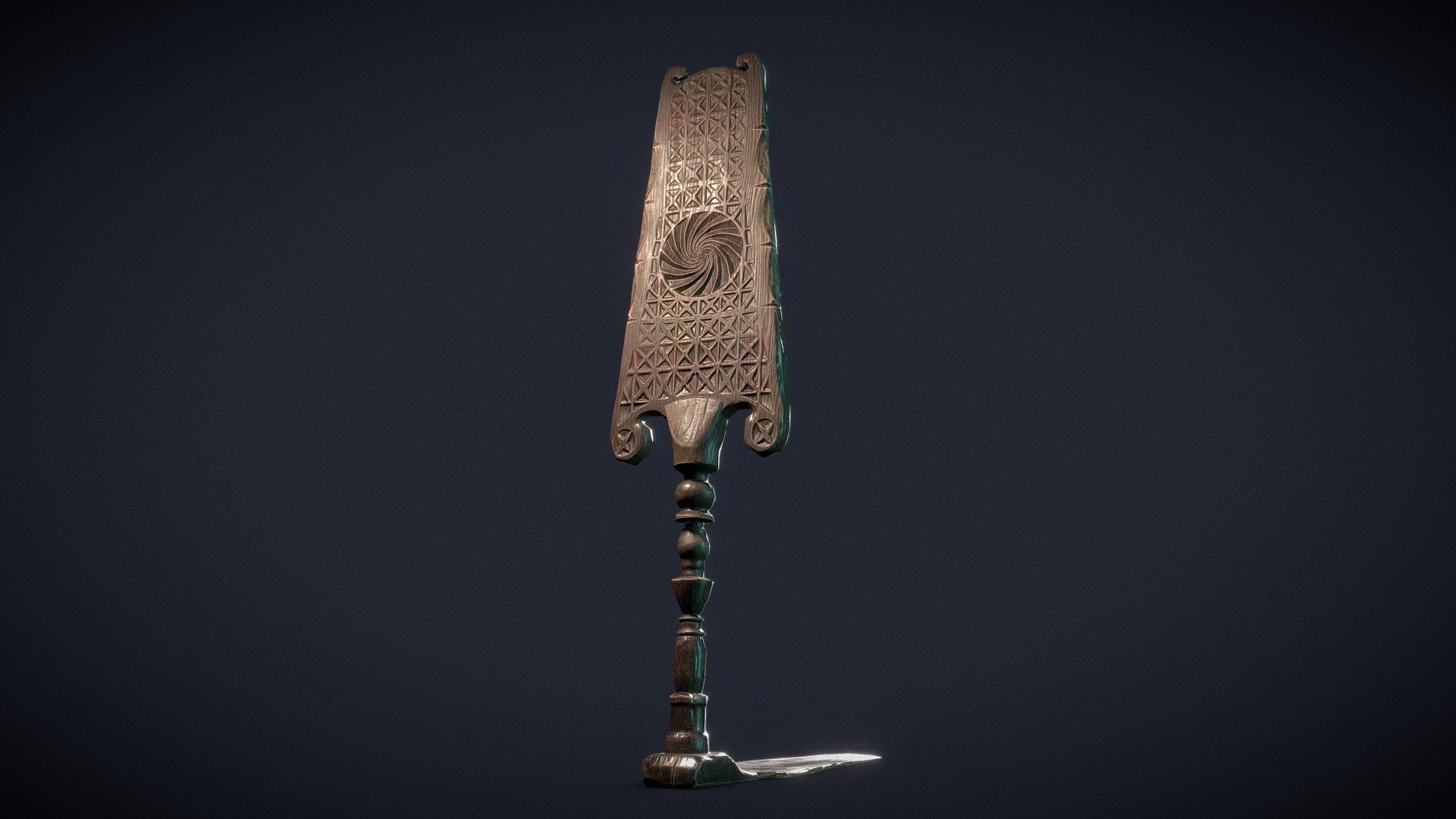 Wood spinning wheel Download Free 3D model by spaceparmesan [bd71440] Sketchfab