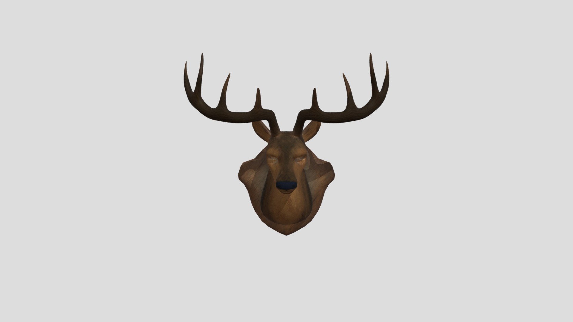 Deer Head Bust 3D model by Daniellemcbride [bd71ab9] Sketchfab