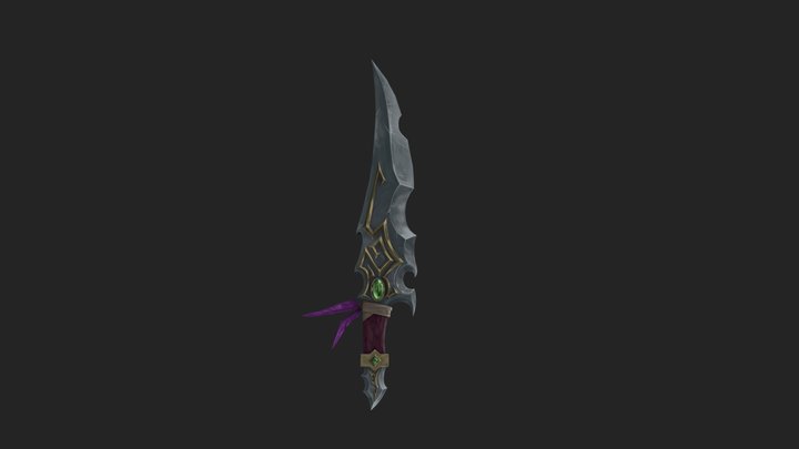 [Student Work] Demon Hunter Sword 3D Model