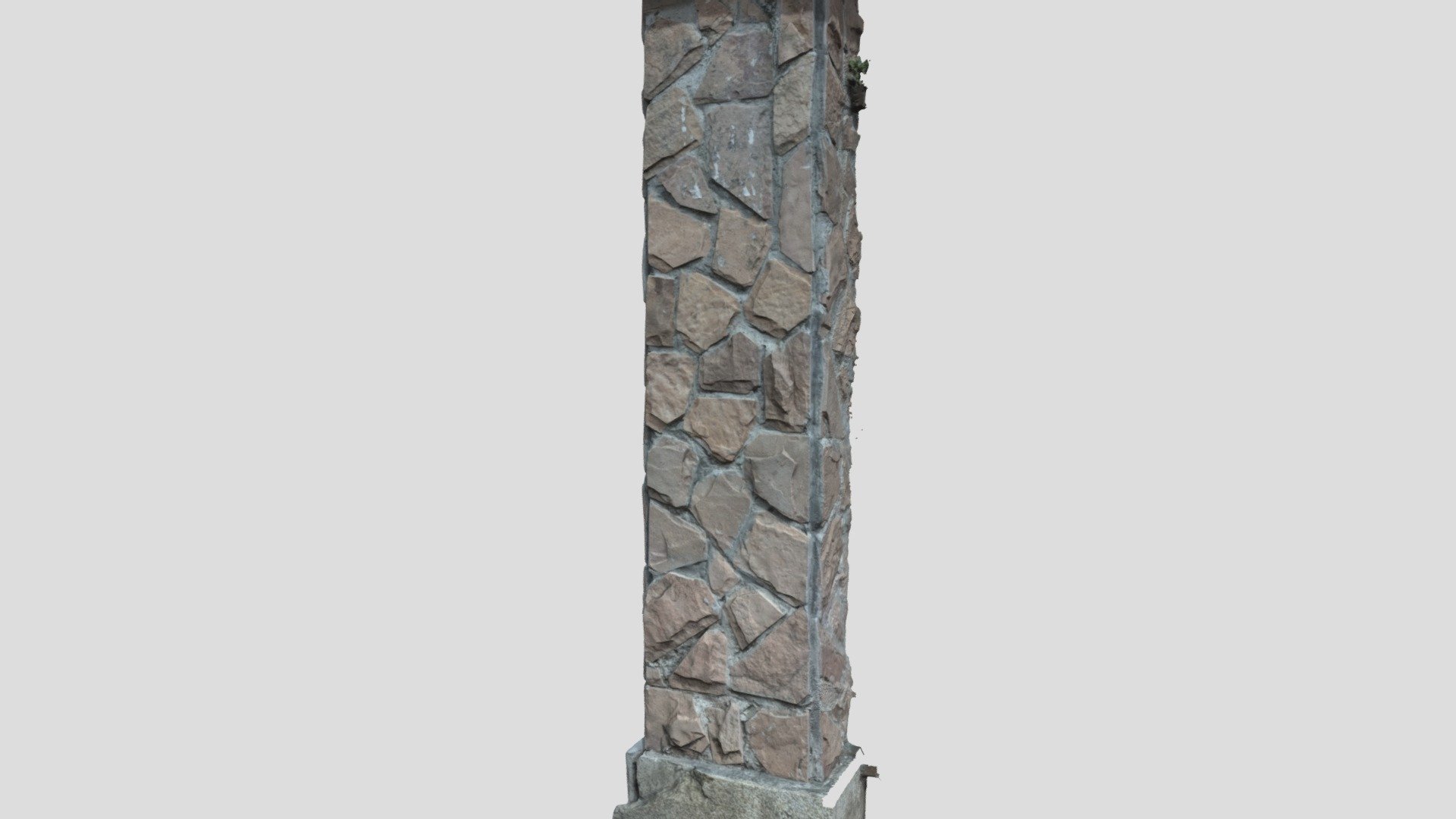 Fake stone pillar Download Free 3D model by joeshu [bd72e7e] Sketchfab