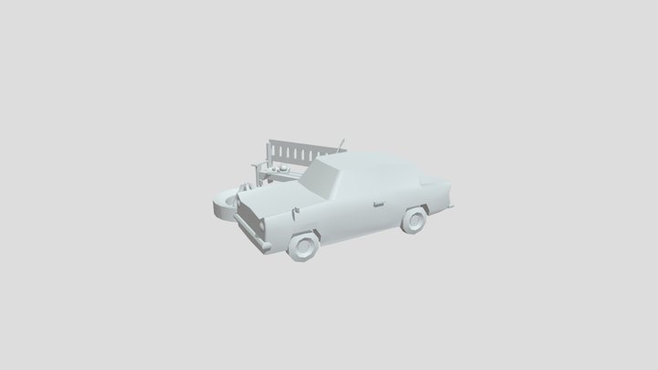 Eco House - 5 Modeled props 3D Model