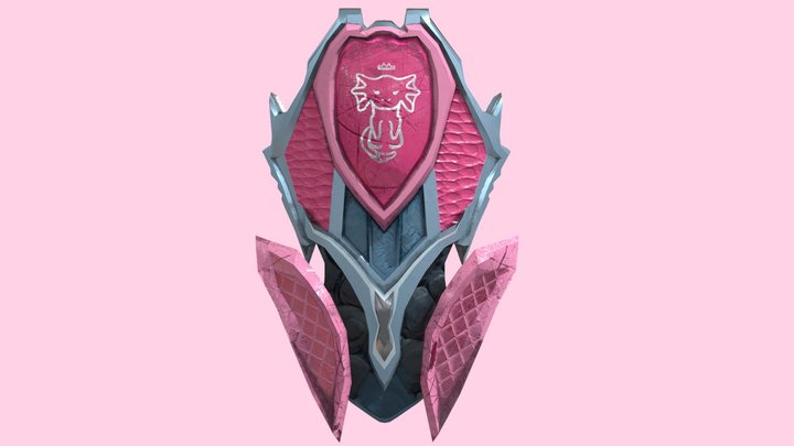 Axolotl Shield 3D Model