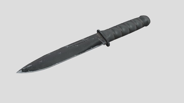 KnifeLowPoly 3D Model