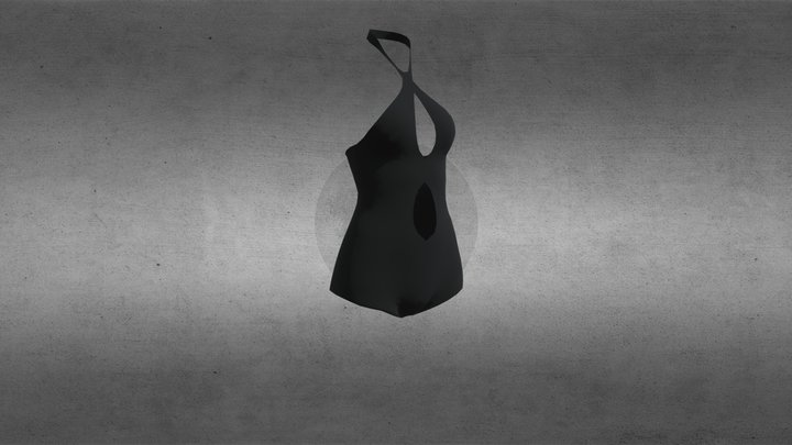 Swimsuit black 3D Model