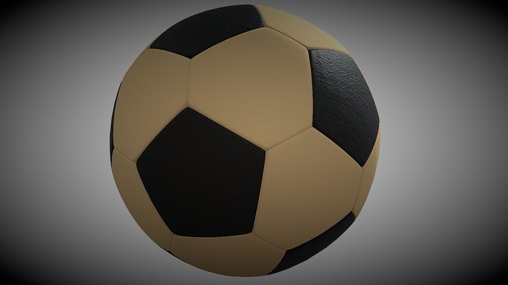 Football / SoccerBall by @MSalmanAlvi 3D Model