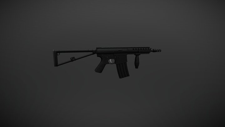 M4 PDW 3D Model