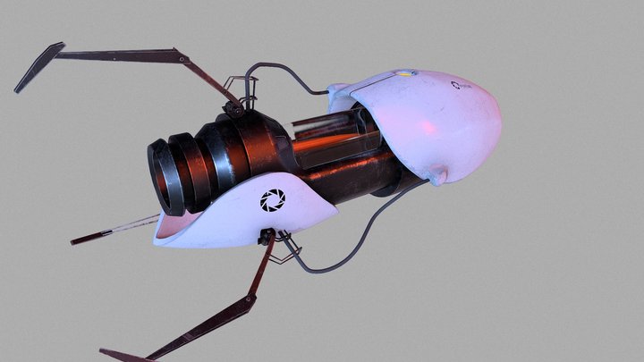 Portal Gun wear (high poly) 3D Model