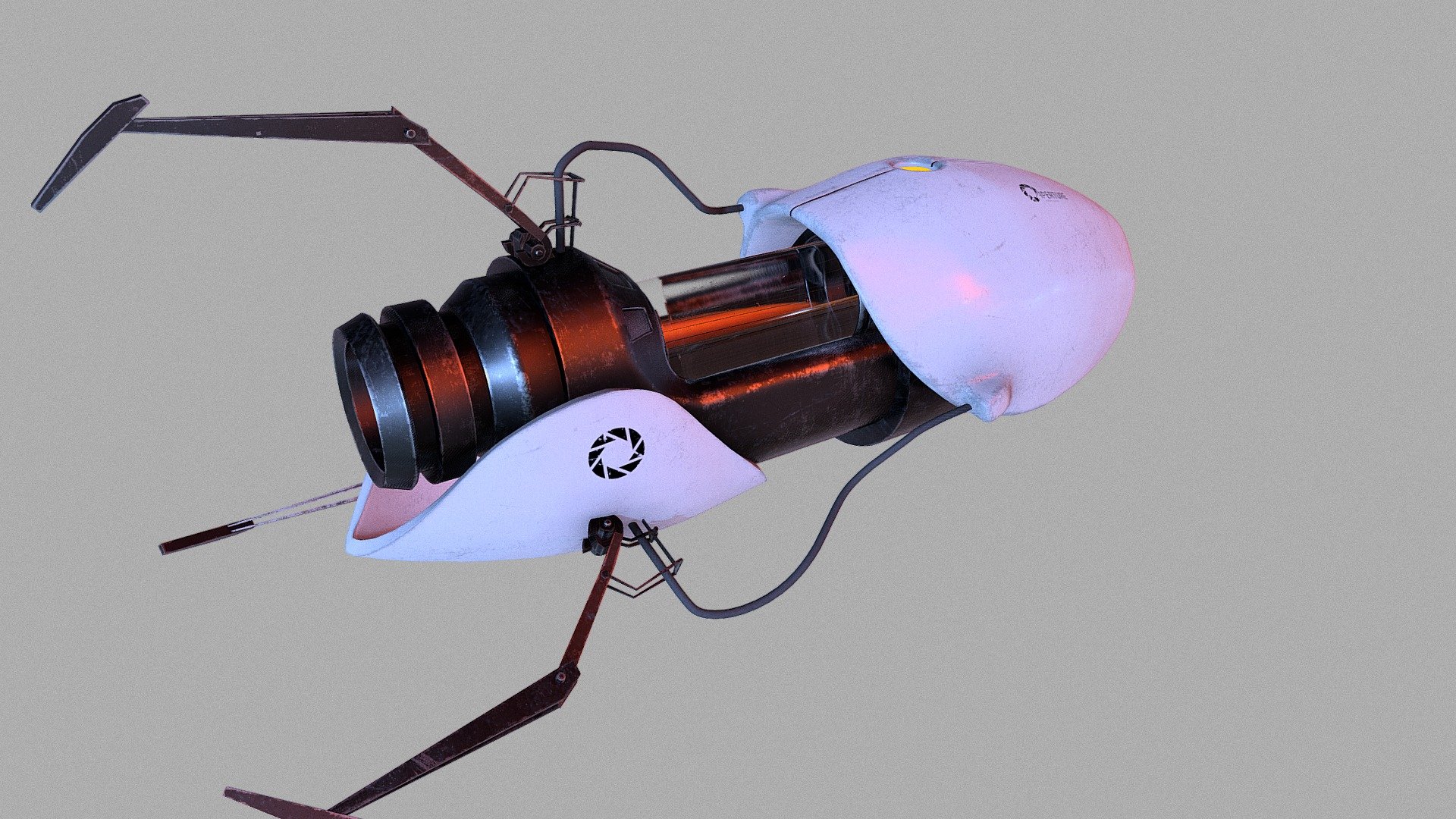 Portal Gun wear (high poly)