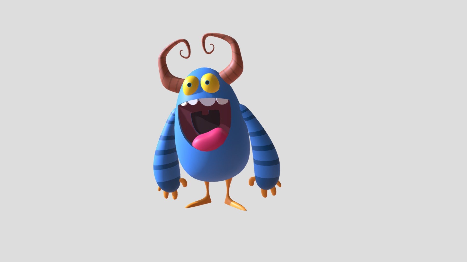 HappyMonsterTOY8 - 3D model by Dan_Stark [bd74e88] - Sketchfab