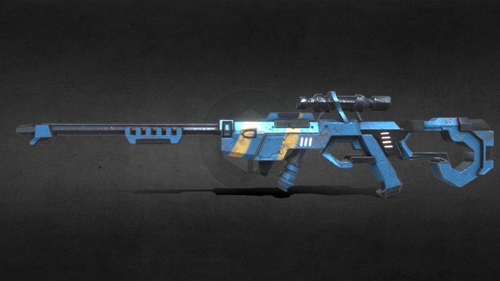 Bluegun_low 3D Model