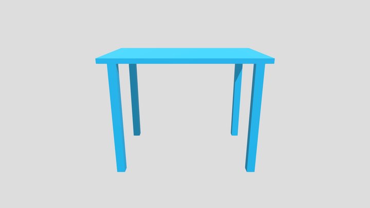 Kilianthoma Lesson2 Exercise2 Table 3D Model