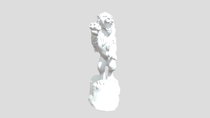 Lannister Lion Bookend 3D Model