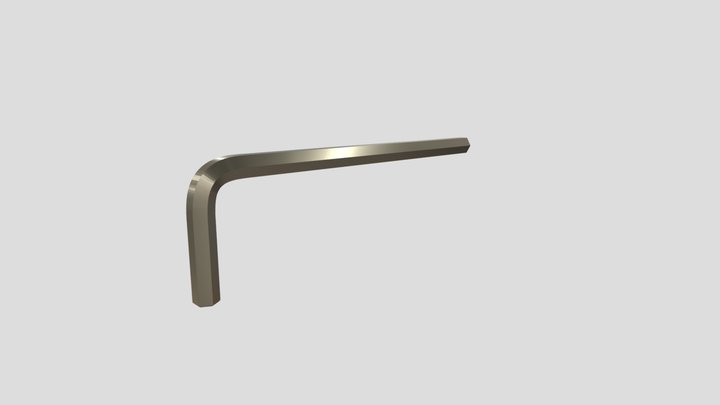 Hex Keys 3D Model