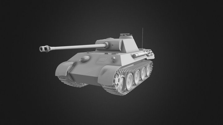 Panther ausf. A 3D Model