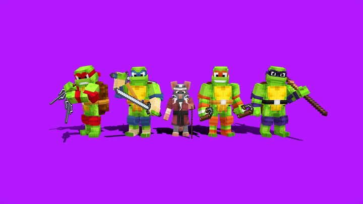 Mutant Ninja Turtles 3D Model
