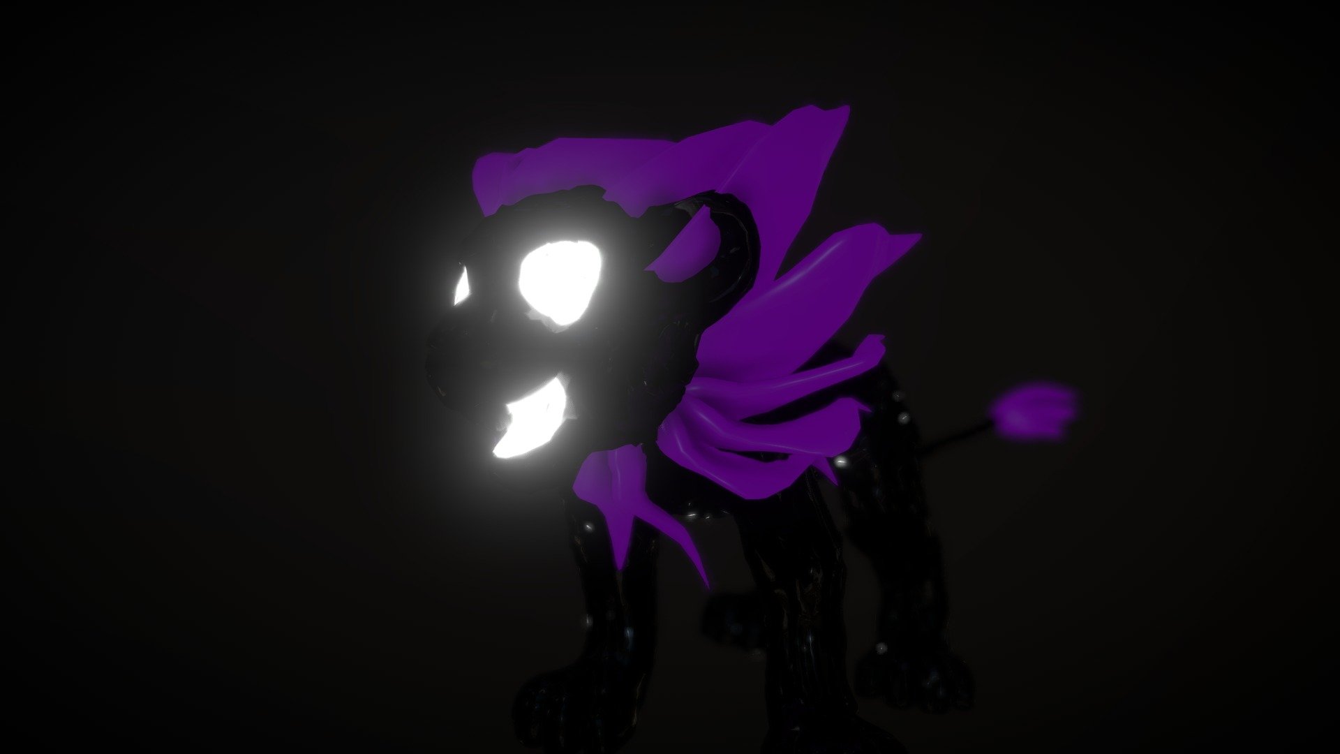 Cartoon Lion Purple Rig - Download Free 3D model by NO DONT EAT ME