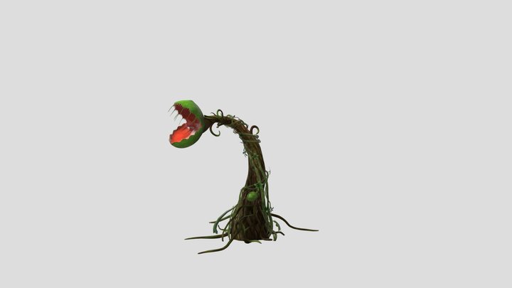 Snapping Venus Flytrap 3D Model