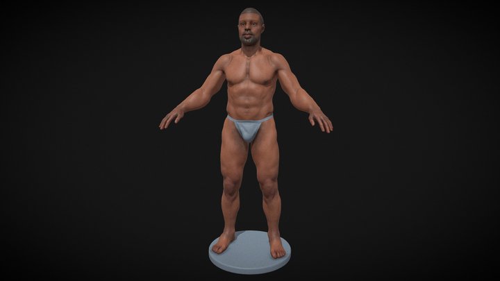 Human male body 3D Model