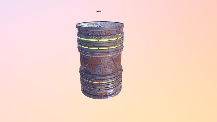 Oildrum 3D Model