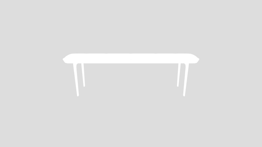 Aesthetic Wooden Long Bench