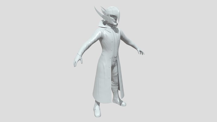 Character Model WIP 3D Model