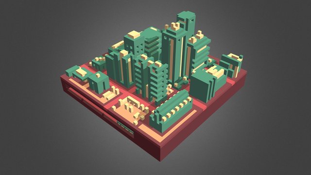 Delicious City 3D Model